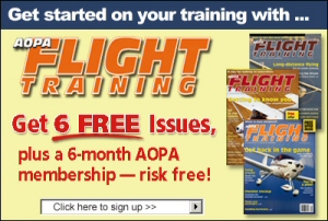 AOPA Flight Training - Get 6 free issues