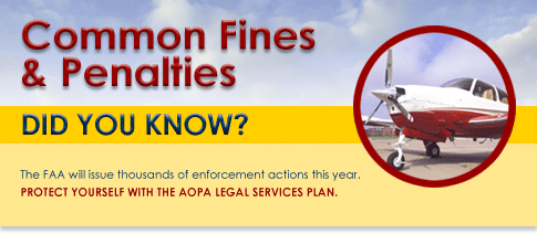 Common FAA Fines and Penalties
