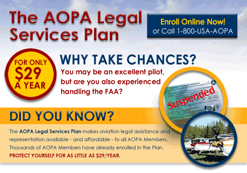 Aviation Legal Services Plan from AOPA