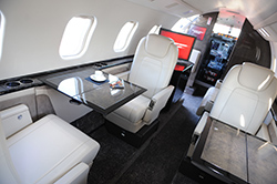 Bombardier's Learjet 60XR interior