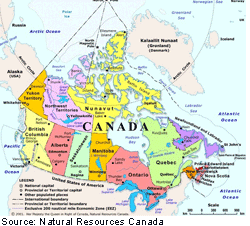 Canada's regions and territories