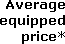 Average equipped price