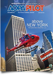 September 2011 issue of 'AOPA Pilot' magazine