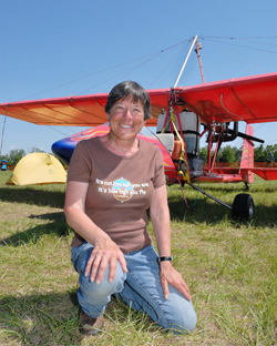 Arty Trost and her Maxair Drifter