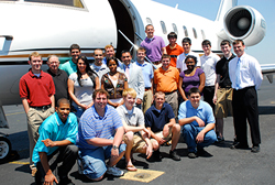 2009 class at Lenoir Community College's Aviation Management & Career Pilot Technology Department