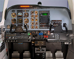SimCom Beech Baron recurrent training