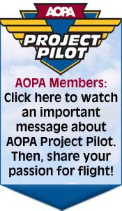 Watch an important message about AOPA Project Pilot