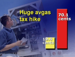 Huge avgas tax hike