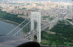 George Washington Bridge in the NYC Hudson River Exclusion