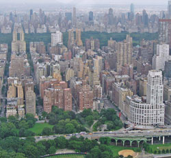 Middle Central Park from the NYC Hudson River Exclusion