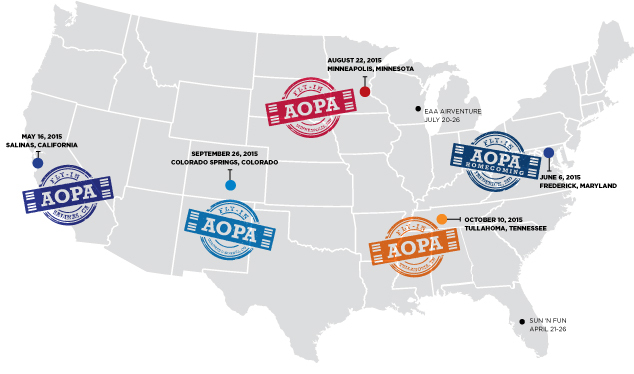 2015 aopa fly-in locations