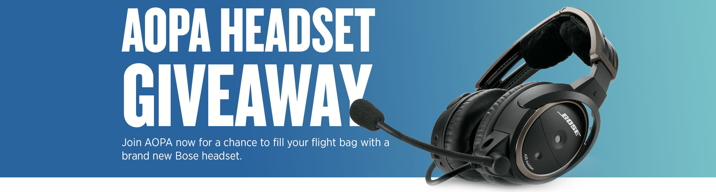 AOPA Bose Headset Giveaway