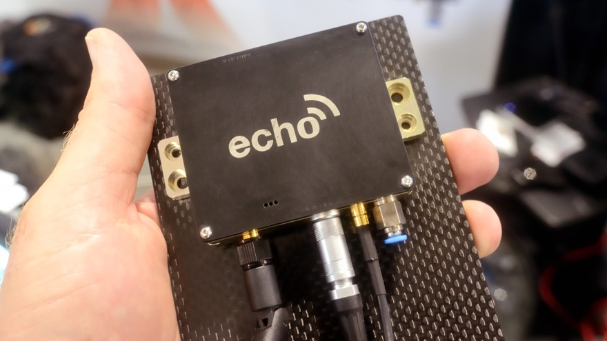 Based on the small UATs that uAvionix has built for drones, its Echo ATU-20--a non-technical standard order unit intended for experimental and some light sport aircraft--fits in the palm of a hand, and weighs 75 grams. Photo by Mike Collins.