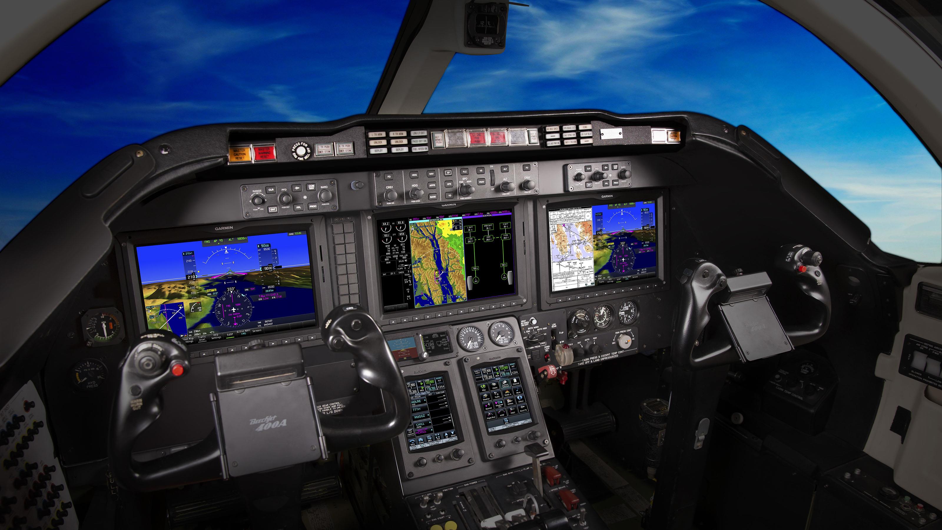 Beechjet 400 Heading Control Panel 128-340331-17 