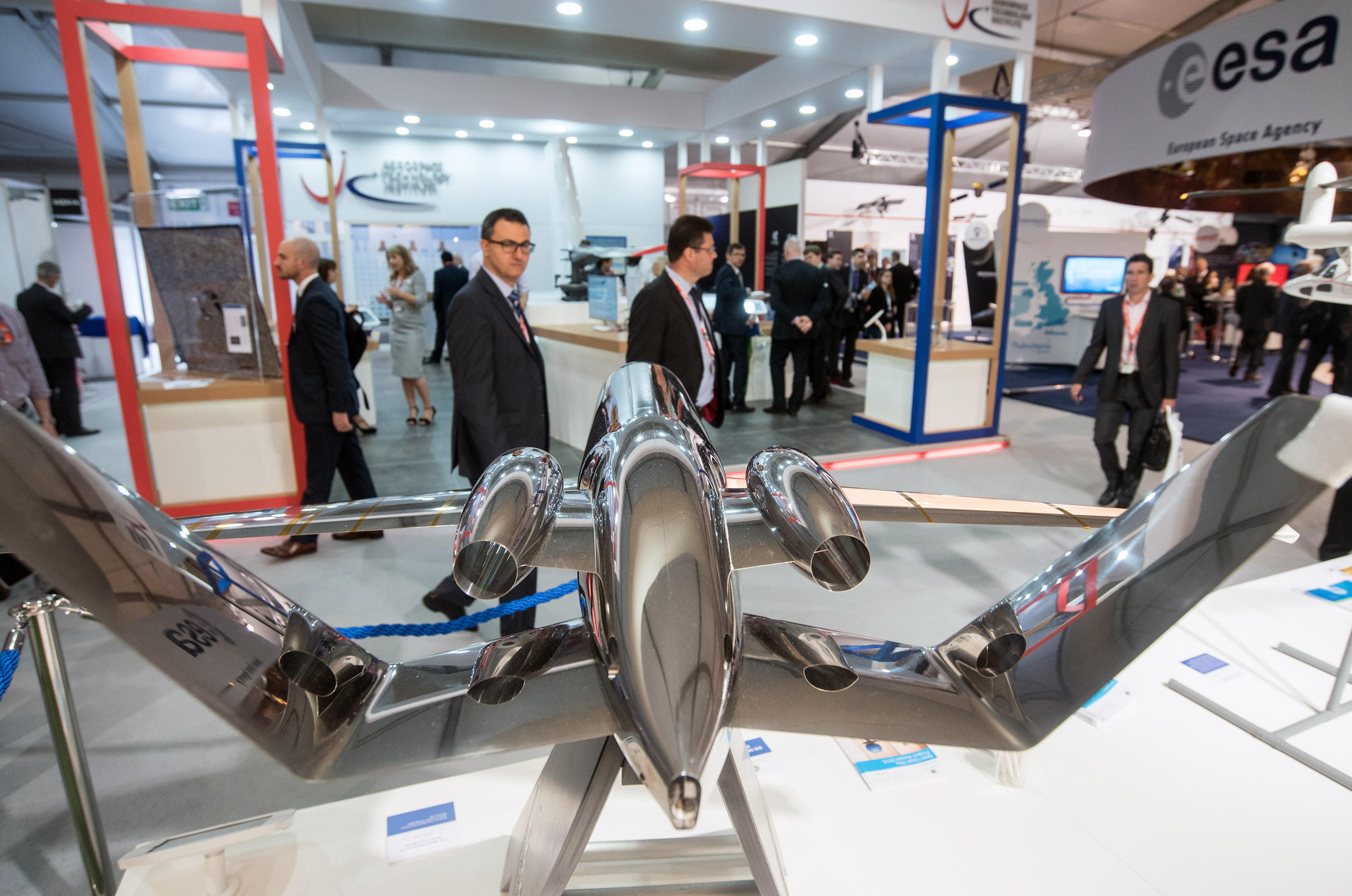 A new tail for business jets designed to deflect engine noise away from the ground. Photo courtesy of Clean Sky. 