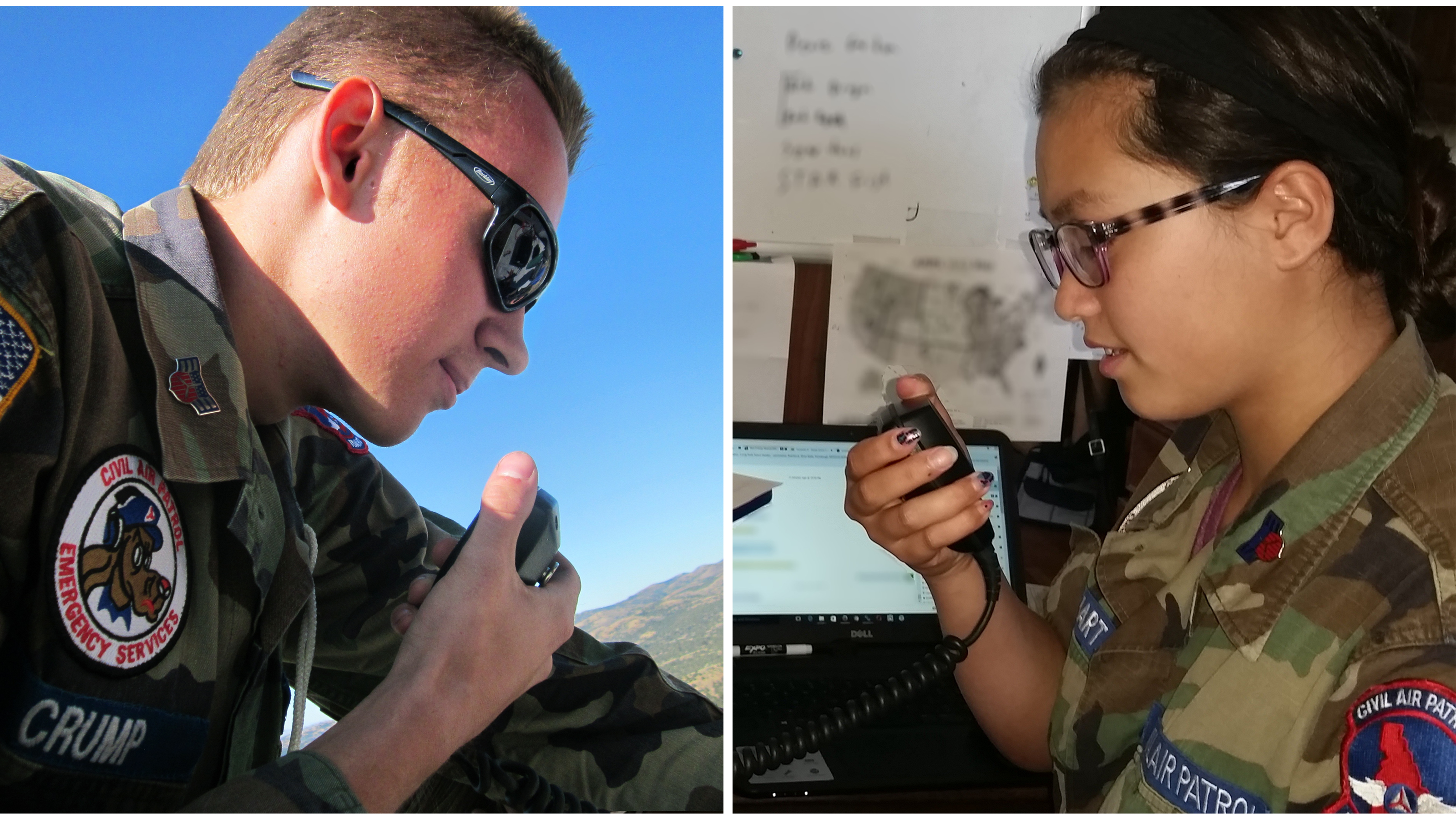 Photos courtesy of Civil Air Patrol. Composite by AOPA staff.