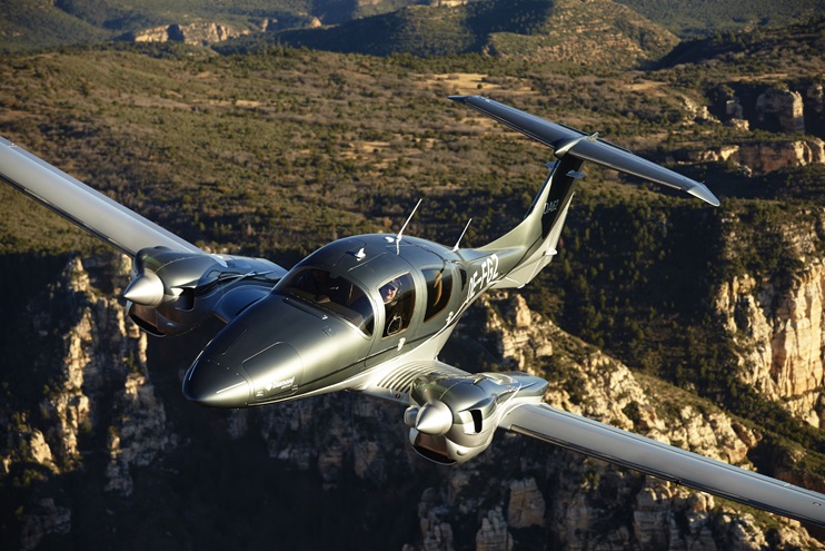 Production of the Diamond DA62 diesel twin will move from Austria to Canada under terms of a deal that were detailed in a Dec. 20 letter to current owners and distributors. AOPA file photo.