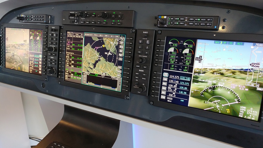 The Innova Aerospace King Air 90 upgrade includes the BendixKing Aerovue integrated flight deck.