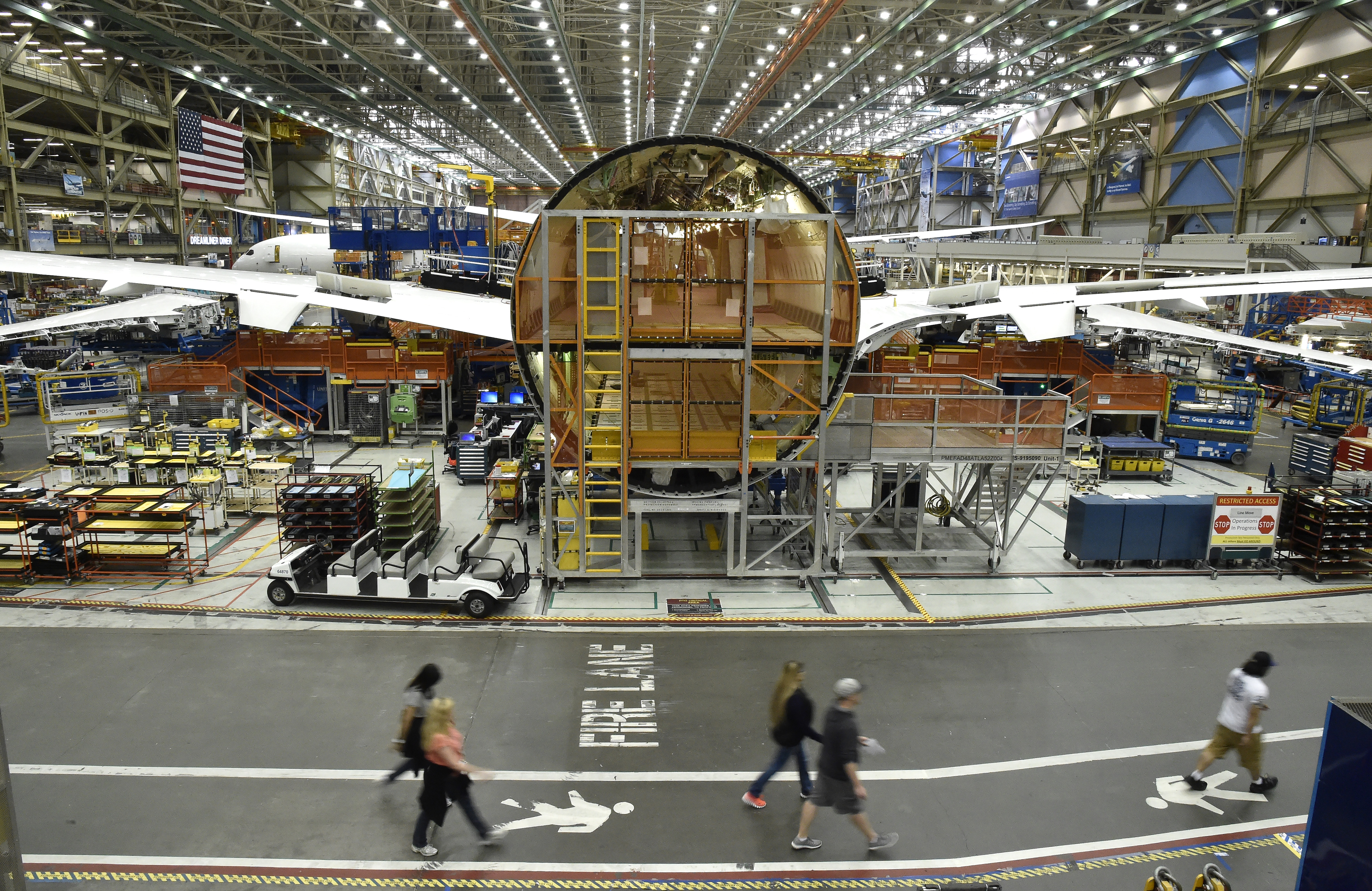 Boeing's Everett, Washington, factory occupies the largest building in the world by volume. Photo by David Tulis.