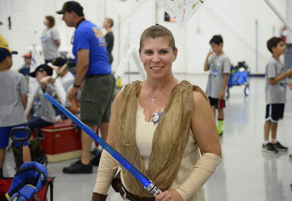 Scouts participate in camp at AOPA headquarters