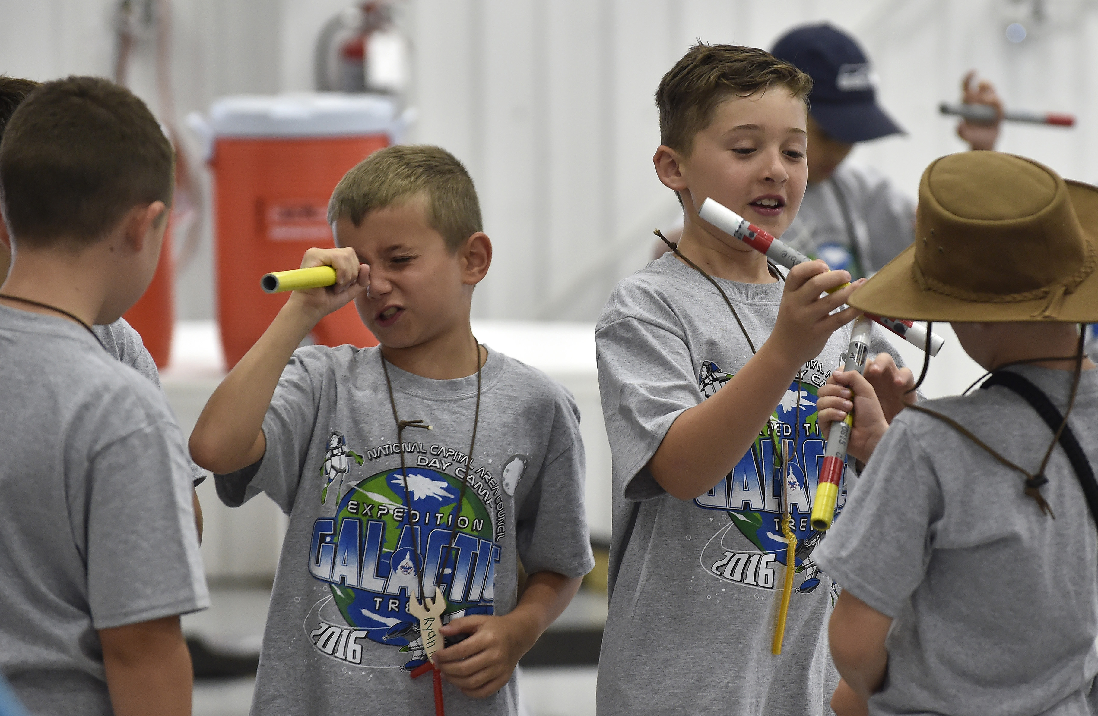 Scouts participate in camp at AOPA headquarters