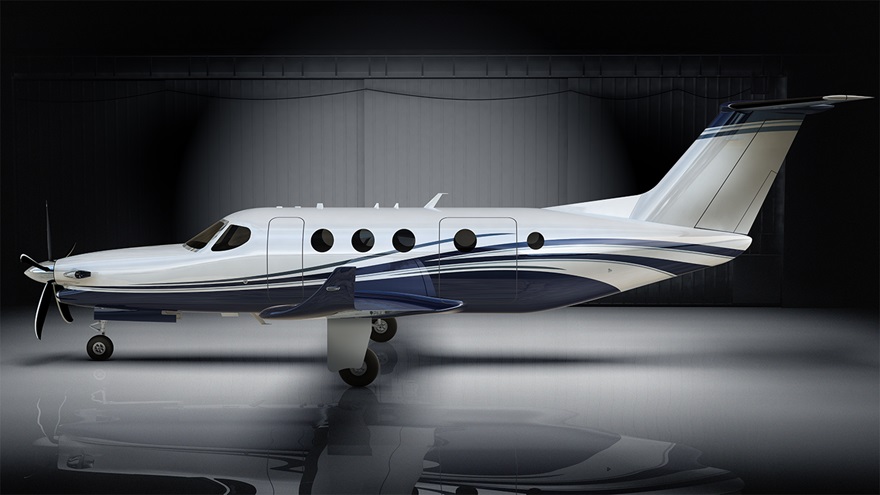 Textron's single-engine turboprop will be powered by a single, FADEC-equipped GE turboprop engine of 1,240-shp.