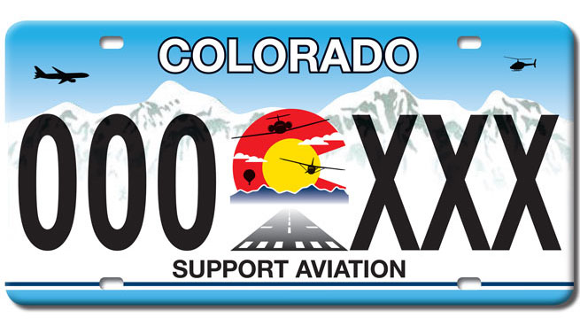 A petition to make a "Support Aviation" license plate available to Colorado residents collected more than 3,000 signatures.