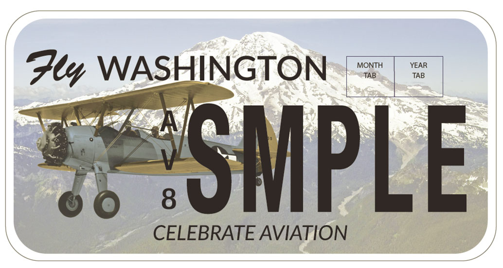 A petition drive has been launched to make a Celebrate Aviation license plate available to Washington State residents.