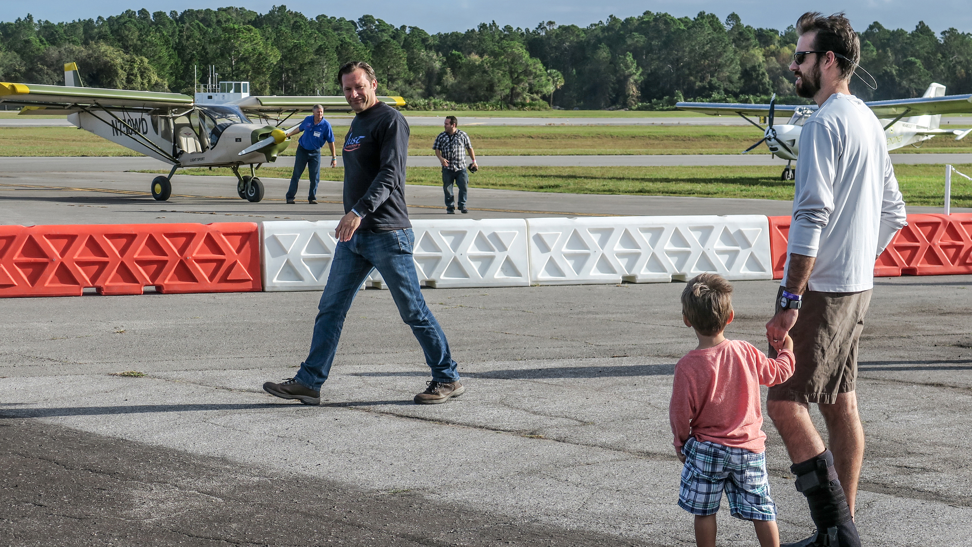 Spectators of all ages attend the first DeLand Aviation Showcase in DeLand, Florida. Photo by Alton Marsh.