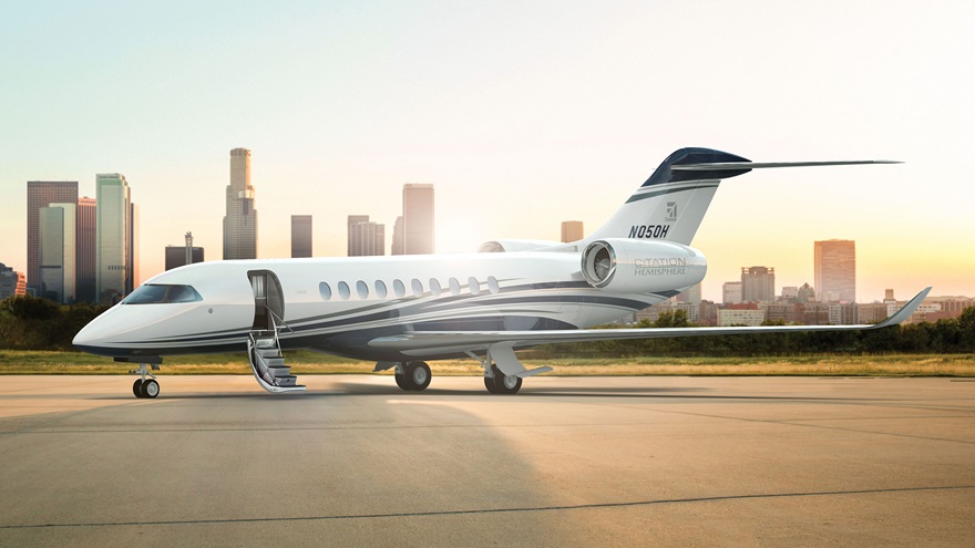 The first flight of the Cessna Citation Hemisphere is expected to take place in 2019.