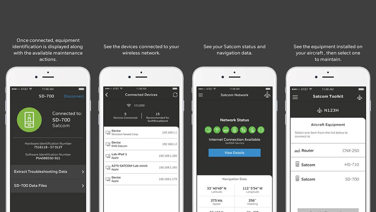 Honeywell's GoDirect app provides operators with features to help manage data consumption. Images courtesy of Honeywell.