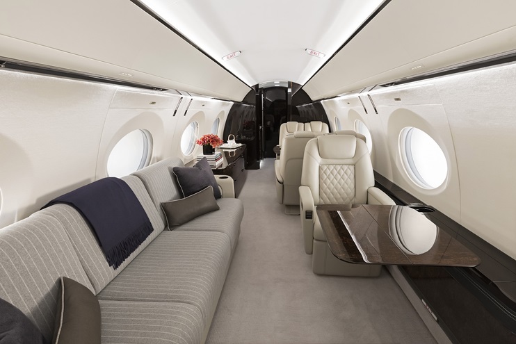 Gulfstream listened to customer input before designing the G500 interior.