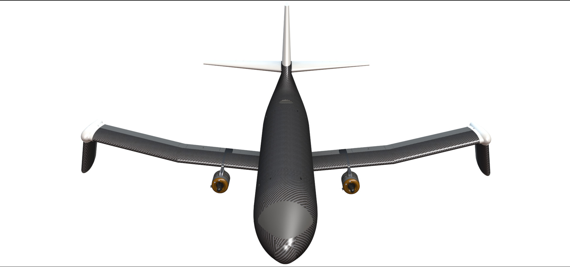 This NASA image illustrates the SAW concept, wings that can bend (fold) in flight to reduce drag and increase yaw stability. 