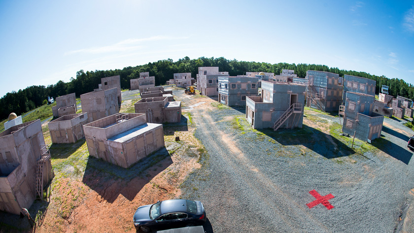 : Drone detection and interdiction systems were tested in August at the Marine Corps Base in Quantico, Virginia. Photo courtesy of The MITRE Corp.