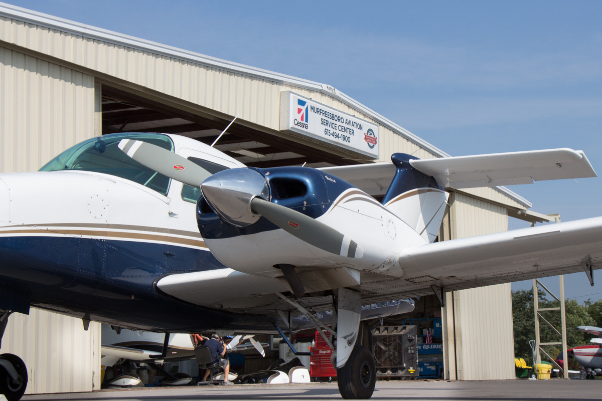 Murfreesboro Aviation is among the largest flight schools in the Southeast, offering aircraft service and sales as well. The school’s new drone ground school has proved popular. Photo by Blake Tumbleson, courtesy of Murfreesboro Aviation.