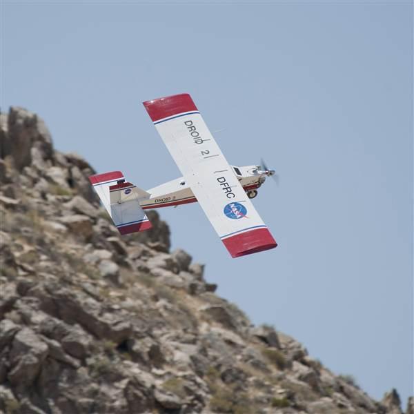 NASA engineers used this drone as a test bed for the automatic ground collision avoidance system before transitioning to F-16s. The agency is now working to enhance the system and make it deployable in a variety of aircraft. NASA file photo (2010). 