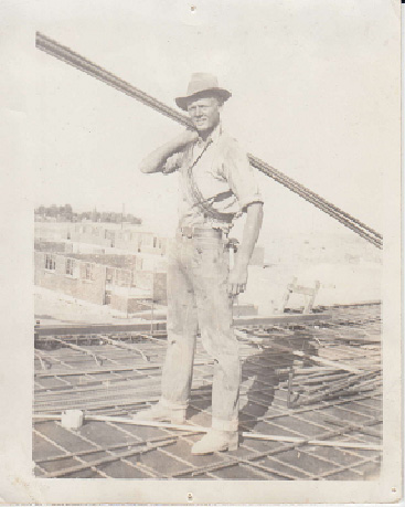 James C. Ray as an 18-year-old steelworker in California. Photo courtesy of Chuck Ahearn.