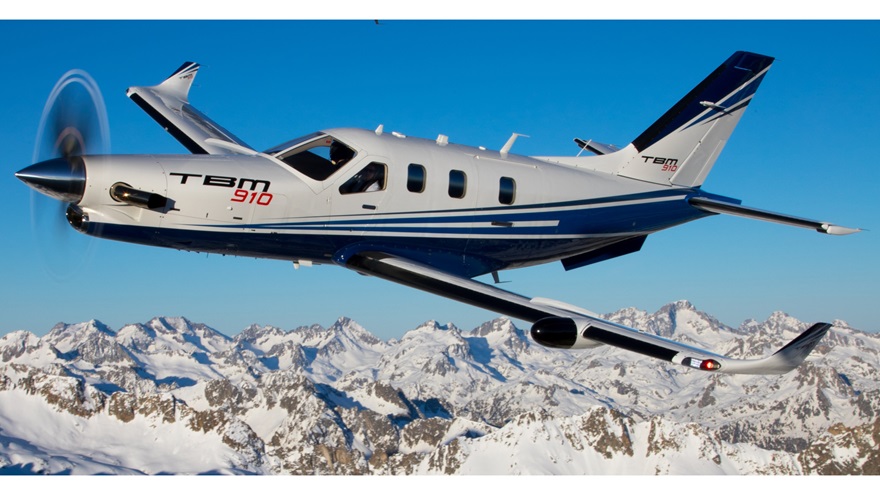 Daher's TBM 910 is already FAA and EASA certified. Image courtesy of Daher.
