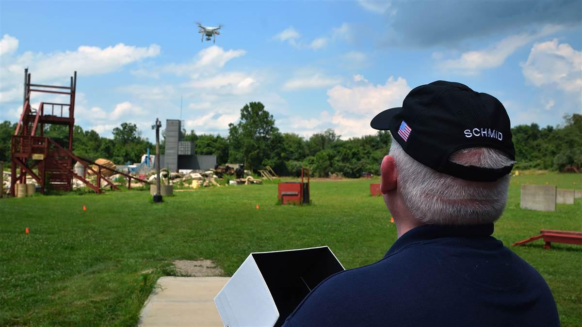 The Civil Air Patrol's summer National Emergency Services Academy taught participants about ground, air, and incident command operations. Photo courtesy of John Desmarais, National Emergency Services Academy.