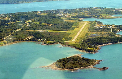 Maine’s Eastport Municipal Airport is the most easterly airport in the U.S. Photo by Jim Lowe.