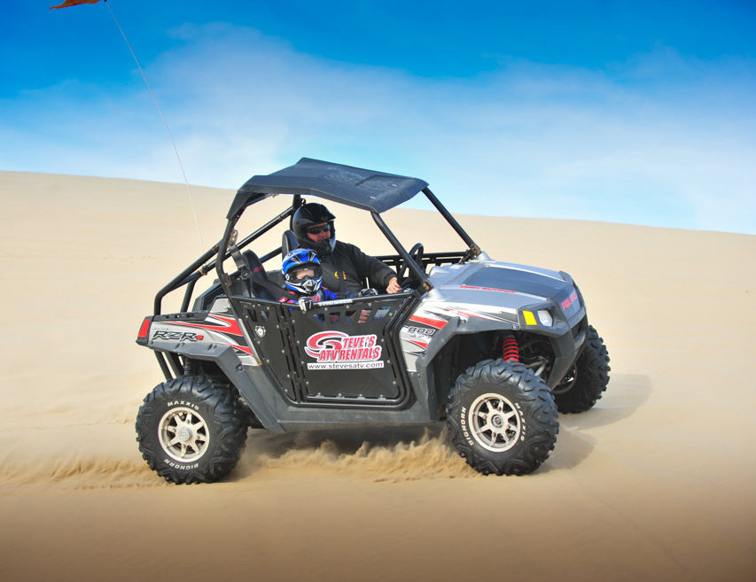 Rent an ATV and motor across the dunes at Oceano. Photo courtesy Steve’s ATV Rentals.
