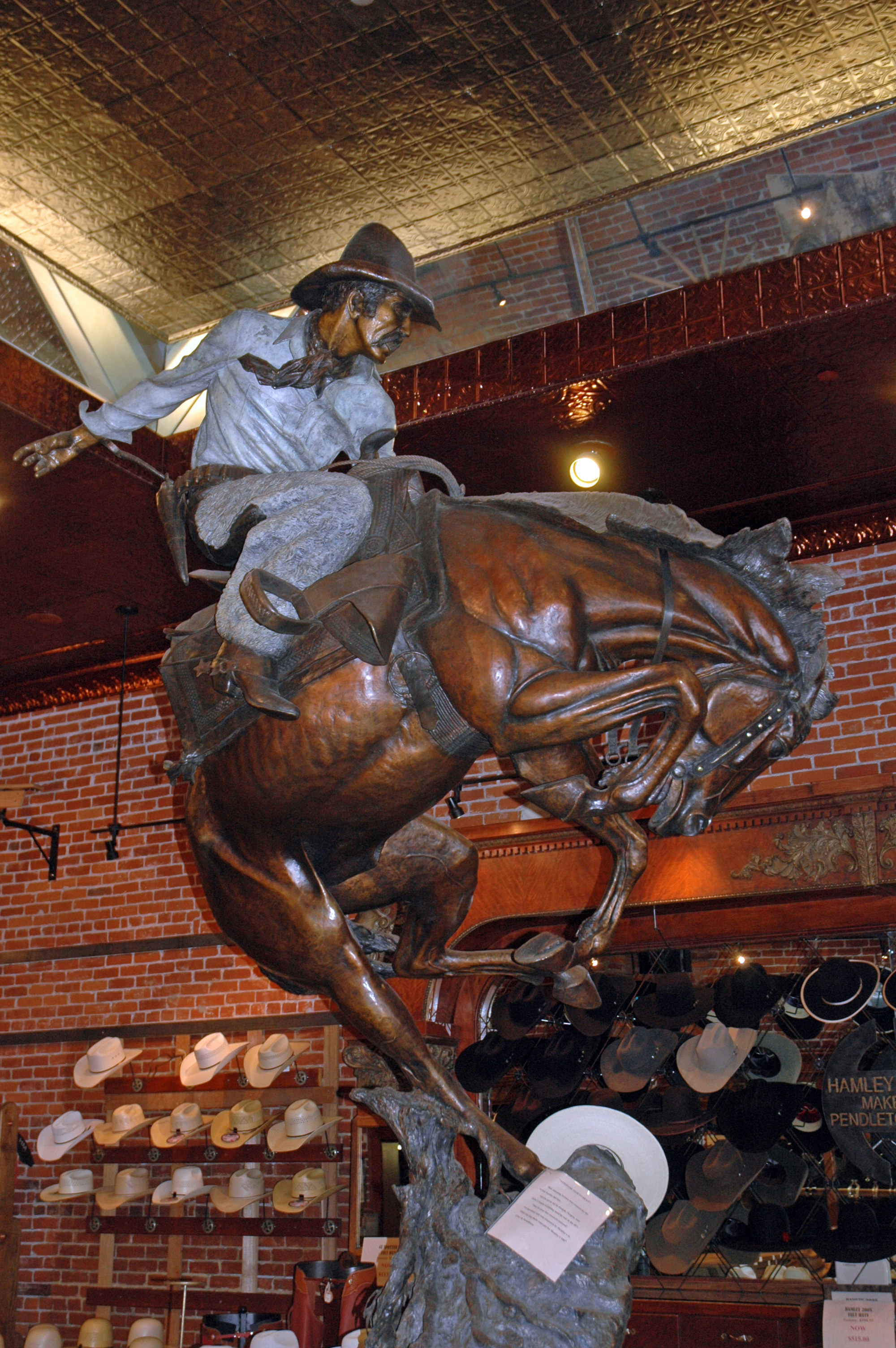 Many stores close by 1:15 p.m. on Round-Up days; nobody wants to miss out. Just make sure you don’t miss Hamley & Co. Since 1883 Hamley’s has crafted the finest in custom saddles, tack, western boots, hats, and apparel for men and women. The second floor houses a gallery of fine art. Photo courtesy Hamley & Co.