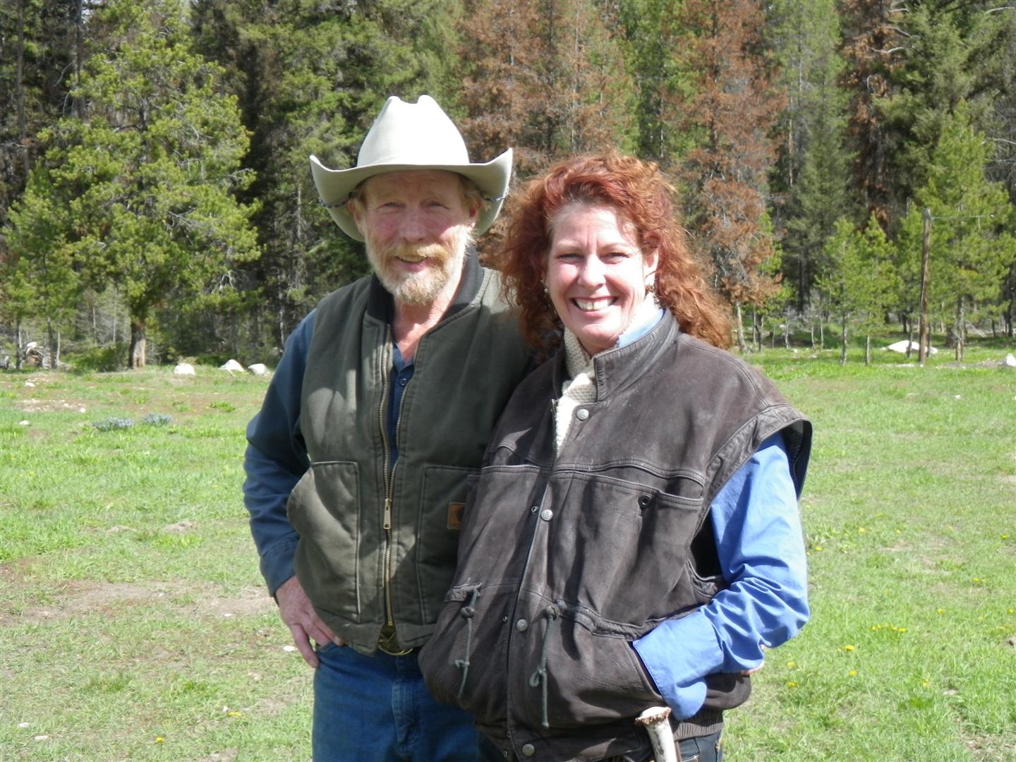 Kiere and ValDean Schroeder are the perfect hosts, and love sharing the ranch and wilderness with visitors. Want to hike? They can suggest an almost endless variety of routes. Photo by Colleen Back.