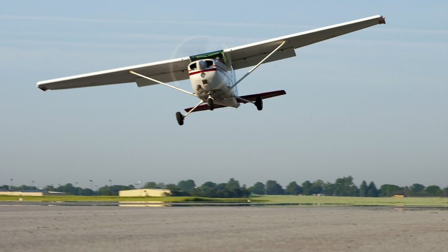 While tail strikes are uncommon, they are a risk during hard landings, go-arounds, and even attempted go-arounds. Photo by Christoper Rose.