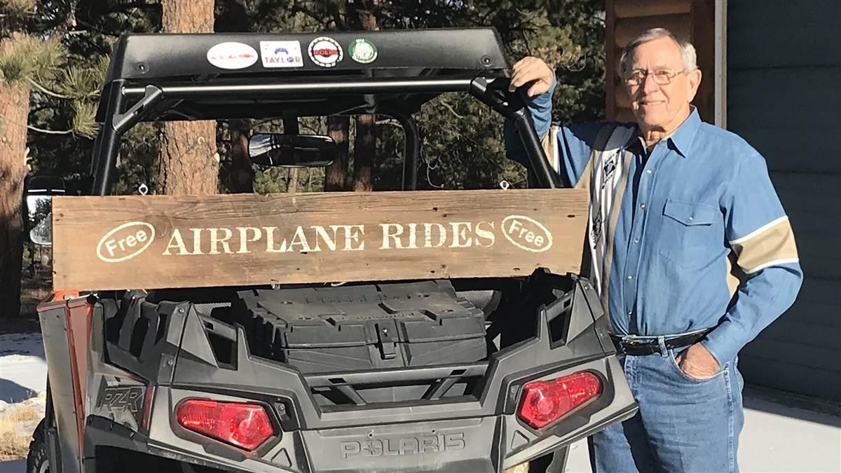 Nate Abel Flying Club member Wendell Alumbaugh was flying the Reimagined Cessna 150 when an engine exhaust valve failed during his first solo flight after emerging from rusty pilot status. Photo courtesy of Wendell Alumbaugh.