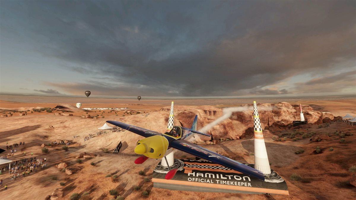 While the Red Bull Air Race World Championship does not actually fly the Grand Canyon, you can, in the new game released to the public Jan. 25 for free download. Image courtesy of Red Bull Content Pool. 