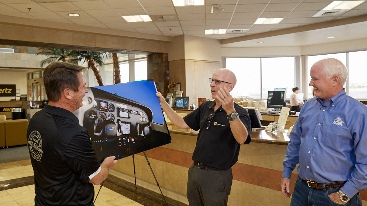 AOPA Sweepstakes 172 winner Gary Walters