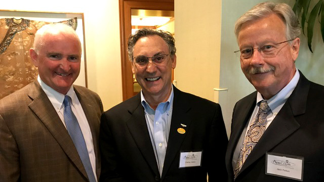 AOPA President Mark Baker, author Charley Valera, and EAA Chairman of the Board Jack Pelton. Image coutesy of Charley Valera.