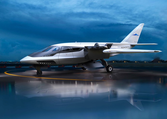 XTI Aircraft Company is collaborating with Bye Aerospace to build a hybrid-electric prototype of the TriFan 600 design. Image courtesy of XTI Aircraft Co.