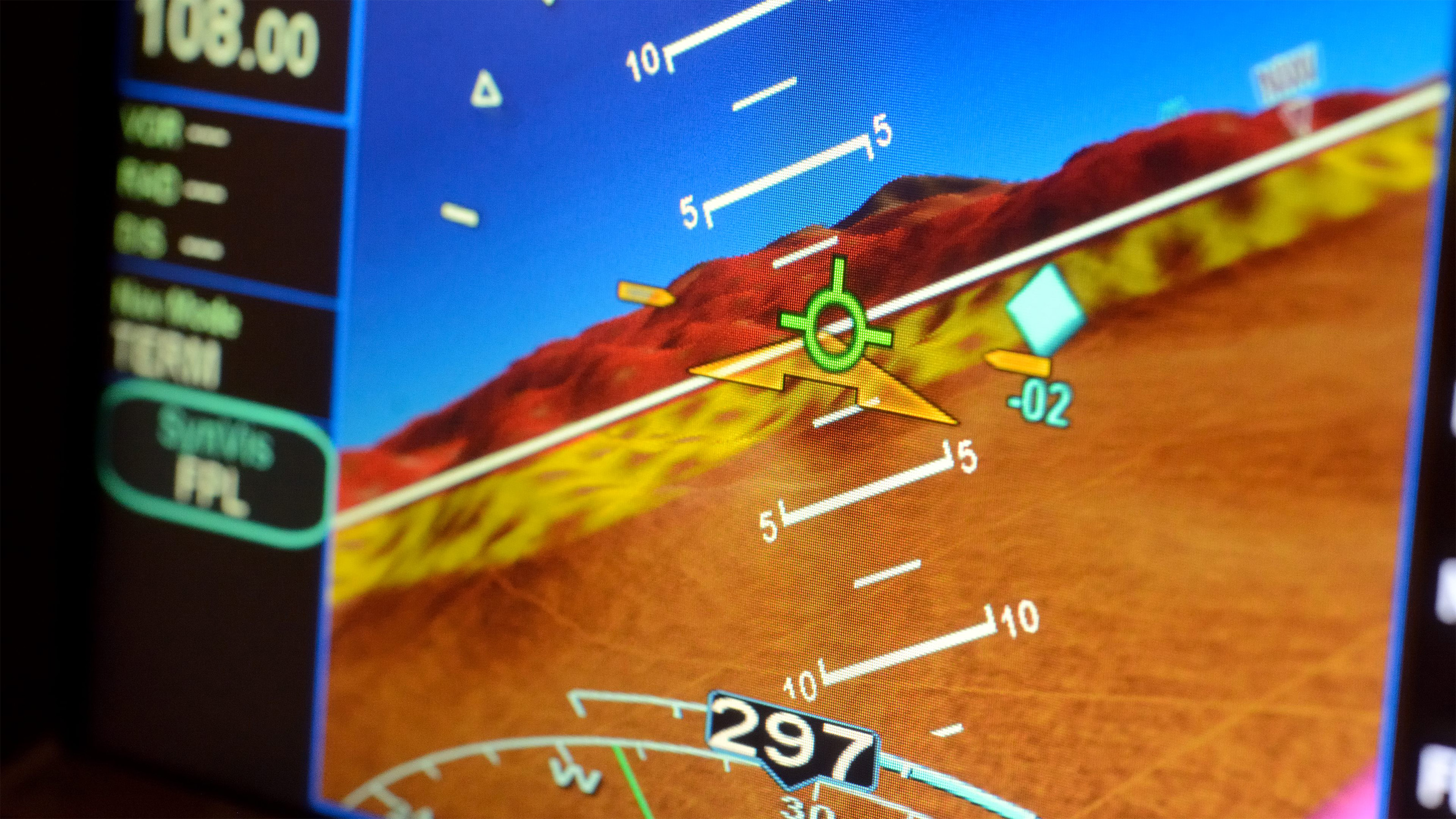 Avidyne's new Release 10.2 software adds synthetic vision to all IFD-series hardware, including the newly certified IFD550 shown here. Photo by Mike Collins.